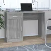 Image de vidaXL Bureau avec tiroir et armoire Sonoma gris 100x40x73 cm