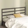 Image de vidaXL Hoofdbord 206x4x100 cm massief grenenhout grijs817662