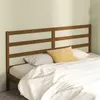 Image de vidaXL Hoofdbord 206x4x100 cm massief grenenhout honingbruin817663