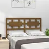 Image de vidaXL Hoofdbord 205,5x4x100 cm massief grenenhout honingbruin818063