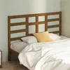 Image de vidaXL Hoofdbord 126x4x104 cm massief grenenhout honingbruin818133