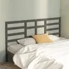 Image de vidaXL Hoofdbord 186x4x104 cm massief grenenhout grijs818157
