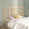 Image de vidaXL Tête de Lit Accessoire de Lit Double Meuble de Chambre à Coucher Tête de Cadre de Lit Intérieur 146x4x104 cm Bois Massif de Pin