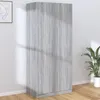 Image de Garde robe Sonoma gris 90x52x200 cm Bois d ingénierie