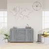 Image de vidaXL Dressoir 120x36x69 cm bewerkt hout grijs sonoma eikenkleurig815493