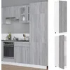 Image de vidaXL Koelkastkast 60x57x207 cm bewerkt hout grijs sonoma eikenkleur815601
