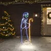 Image de vidaXL Figurine de Noël Berger et Agneau avec 168 LED Décoration de Noël Ornement de Vacances Décoration de Fête Salle de Séjour Intérieur 102,5x35 cm