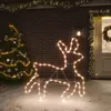 Image de Figure de renne de Noël avec 72 LED Blanc chaud 57x55x4,5 cm