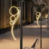 Image de vidaXL 2x Guirlandes Lumineuses en Forme de Boule Décoration de Noël Ornement de Vacances Décoration de Fête Salon Blanc Chaud 111,5x35x4,5 cm