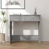 Image de vidaXL Bureau Sonoma gris 80x40x75 cm Bois d'ingénierie