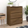 Image de Buffet Chêne marron 60x35x76 cm Bois d ingénierie