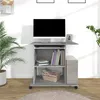 Image de vidaXL Bureau d'ordinateur Sonoma gris 80x50x75 cm Bois d'ingénierie815544