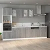 Image de Armoire de plancher d évier Sonoma gris 80x46x81,5 cm