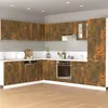 Image de vidaXL Hangkast 60x31x40 cm bewerkt hout gerookt eikenkleurig815591