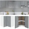 Image de Armoire d angle suspendue Sonoma gris Bois d ingénierie