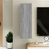 Image de vidaXL Meubles TV Sonoma gris 30,5x30x90 cm Bois d'ingénierie815749