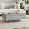 Image de Table basse Sonoma gris 85x55x31 cm Bois d ingénierie