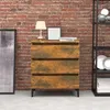 Image de Buffet Chêne fumé 60x35x69 cm Bois d ingénierie
