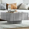 Image de Table basse Sonoma gris 60x60x31,5 cm Bois d ingénierie