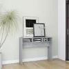 Image de vidaXL Table console Sonoma gris 105x30x80 cm Bois d'ingénierie815940