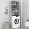 Image de Meuble pour machine à laver Sonoma gris 64x24x190 cm