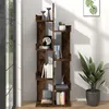 Image de Bibliothèque 48x25,5x140 cm Chêne fumé Bois d ingénierie