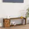 Image de Meuble TV Chêne fumé 100x24x32 cm Bois d ingénierie