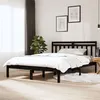 Image de vidaXL Bedframe massief grenenhout zwart 140x190 cm3100573