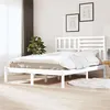 Image de vidaXL Bedframe massief grenenhout wit 140x200 cm3101024