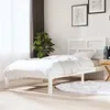 Image de vidaXL Bedframe massief hout wit 90x190 cm3101184