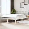 Image de vidaXL Bedframe massief grenenhout wit 140x190 cm3101199