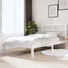 Image de vidaXL Bedframe massief grenenhout wit 90x200 cm3101204