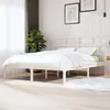 Image de vidaXL Bedframe massief grenenhout wit 160x200 cm3101229