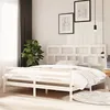 Image de vidaXL Bedframe massief grenenhout wit 200x200 cm3101304