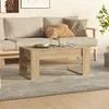 Image de Table basse chêne sonoma 102x55x45 cm bois d ingénierie