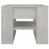 Image de vidaXL Table basse gris béton 55,5x55x45 cm bois d'ingénierie810912