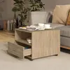 Image de Table basse chêne sonoma 55x55x40 cm bois d'ingénierie