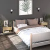 Image de Tables de chevet murales 2 pcs Chêne sonoma