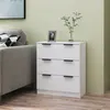 Image de Buffet Blanc 60x30x70 cm Bois d ingénierie