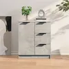 Image de vidaXL Buffet Gris béton 60x30x70 cm Bois d'ingénierie811083