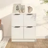 Image de Buffet Blanc 60x30x70 cm Bois d ingénierie