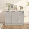 Image de Buffet Gris béton 90,5x30x70 cm Bois d ingénierie