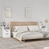 Image de vidaXL Nachtkastjes 2 st bewerkt hout wit811233