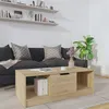 Image de vidaXL Table basse chêne sonoma 102x50x36 cm bois d'ingénierie811352