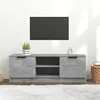 Image de Meuble TV Gris béton 102x35x36,5 cm Bois d ingénierie