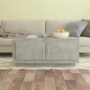 Image de Table basse gris béton 102x50x45 cm bois d ingénierie