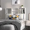 Image de Armoire de tête de lit Blanc 100x19x103,5 cm