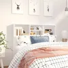 Image de Armoire de tête de lit Blanc 120x19x103,5 cm