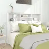 Image de Armoire de tête de lit Blanc 140x19x103,5 cm