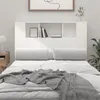 Image de Armoire de tête de lit blanc 120x18,5x102,5 cm